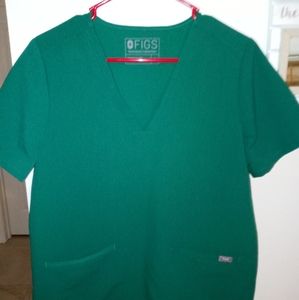 Figs hunter green set medium